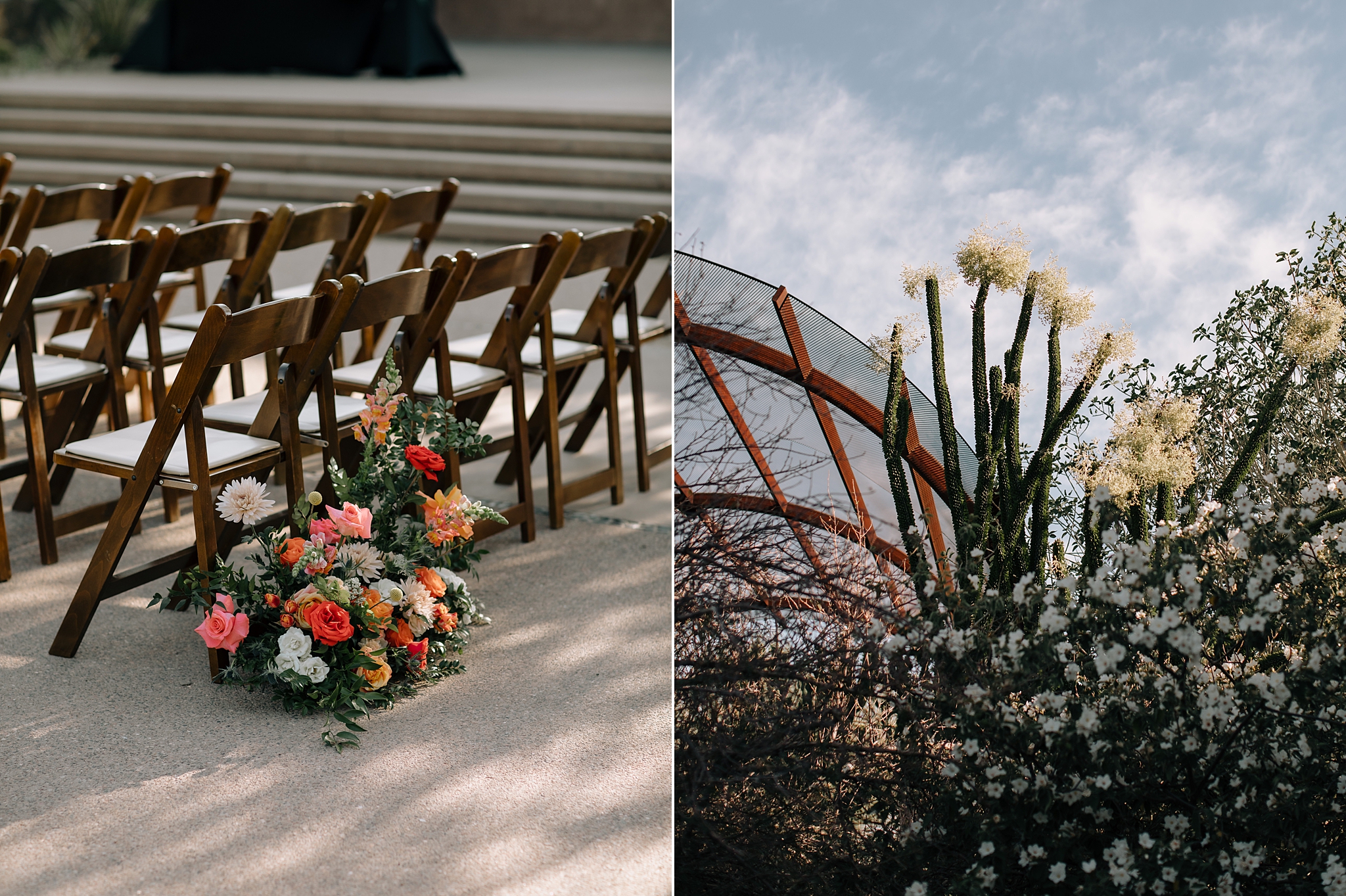 Wedding at the Desert Botanical Gardens in Phoenix, Arizona, Wedding by The Hoskins Photography