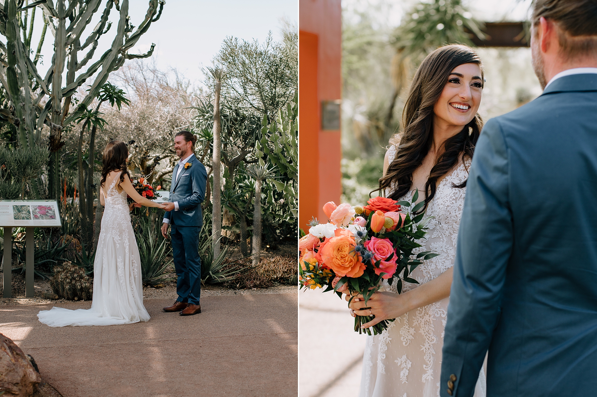 Wedding at the Desert Botanical Gardens in Phoenix, Arizona, Wedding by The Hoskins Photography