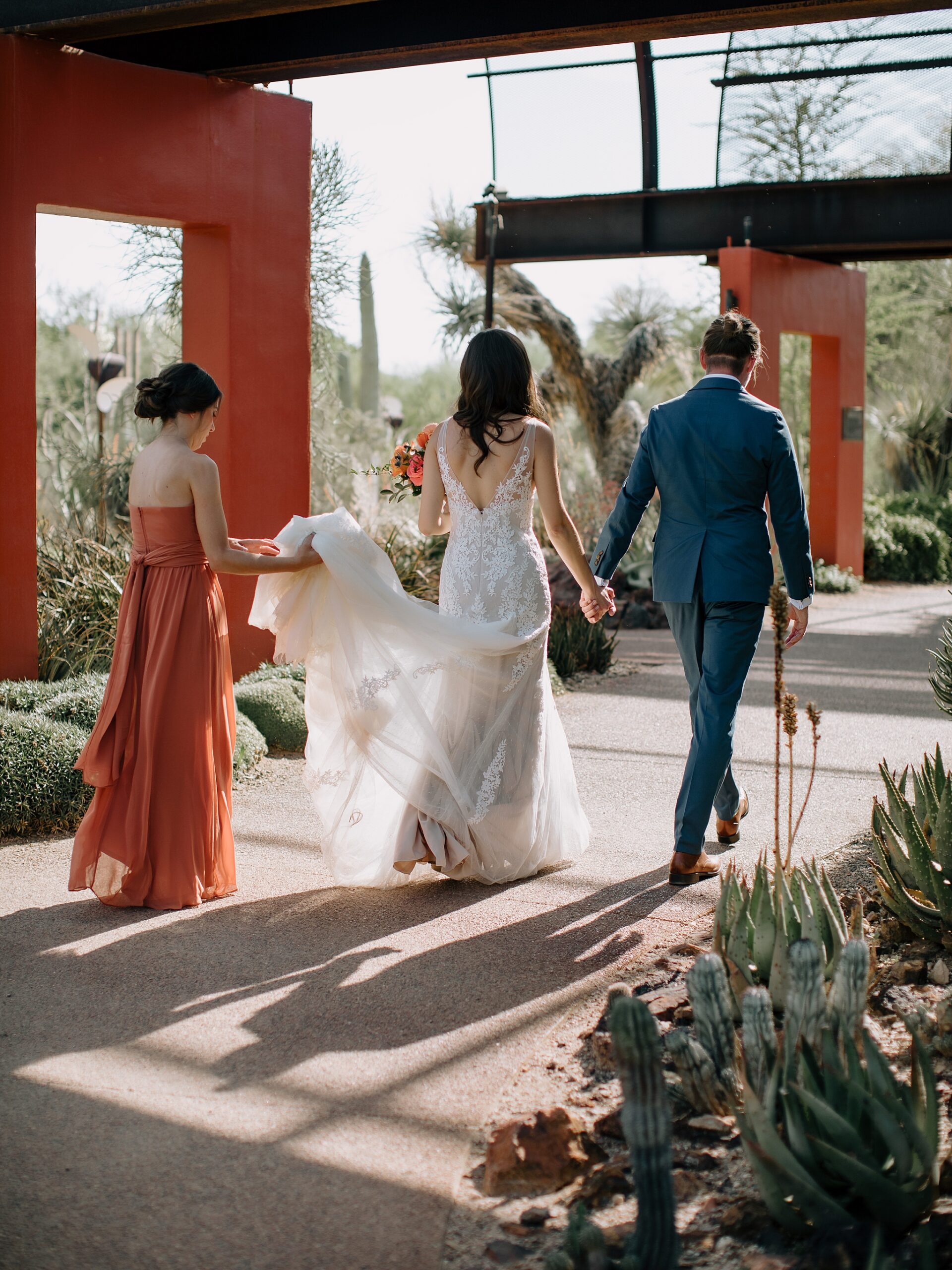 Wedding at the Desert Botanical Gardens in Phoenix, Arizona, Wedding by The Hoskins Photography