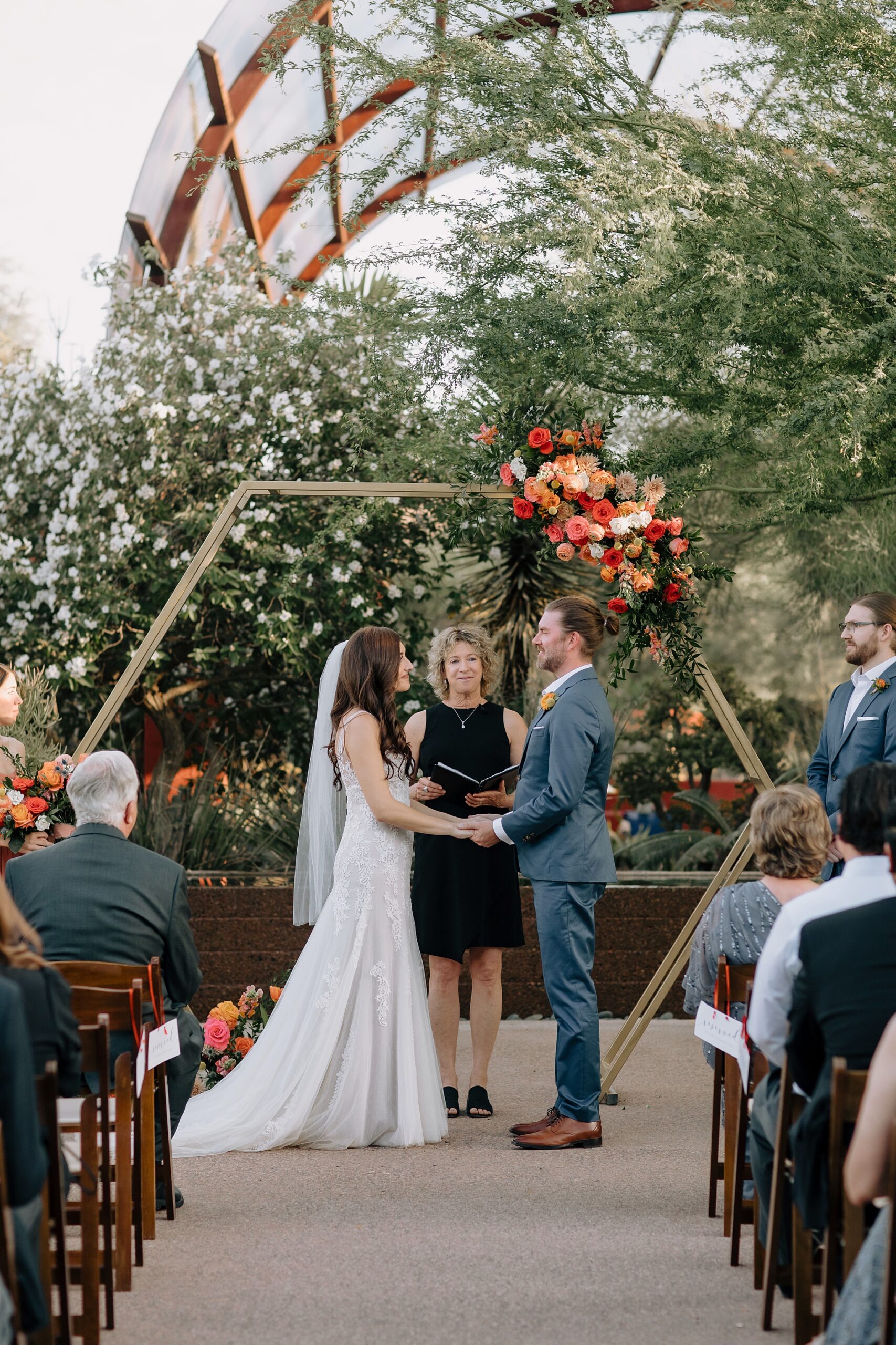 Wedding at the Desert Botanical Gardens in Phoenix, Arizona, Wedding by The Hoskins Photography