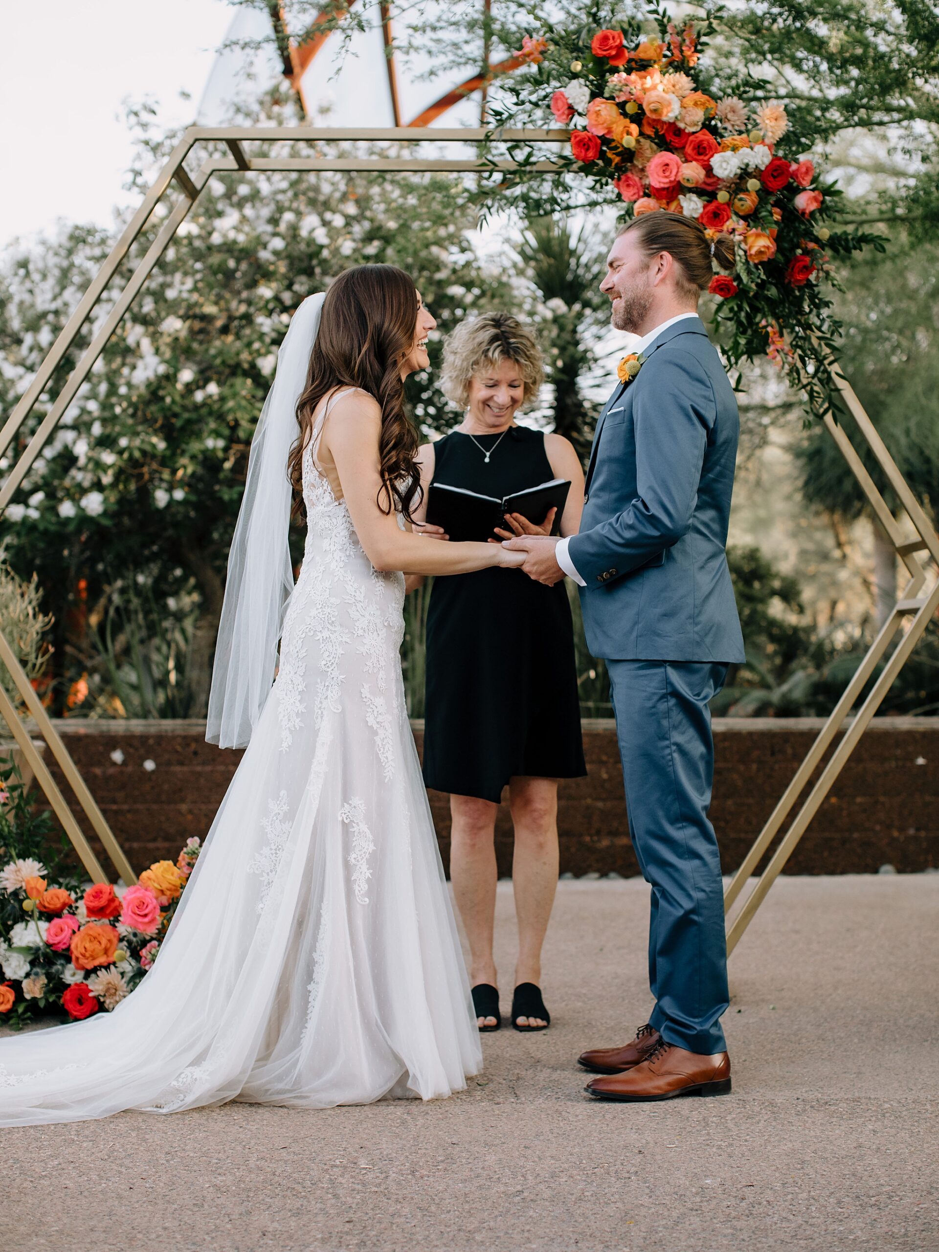 Wedding at the Desert Botanical Gardens in Phoenix, Arizona, Wedding by The Hoskins Photography