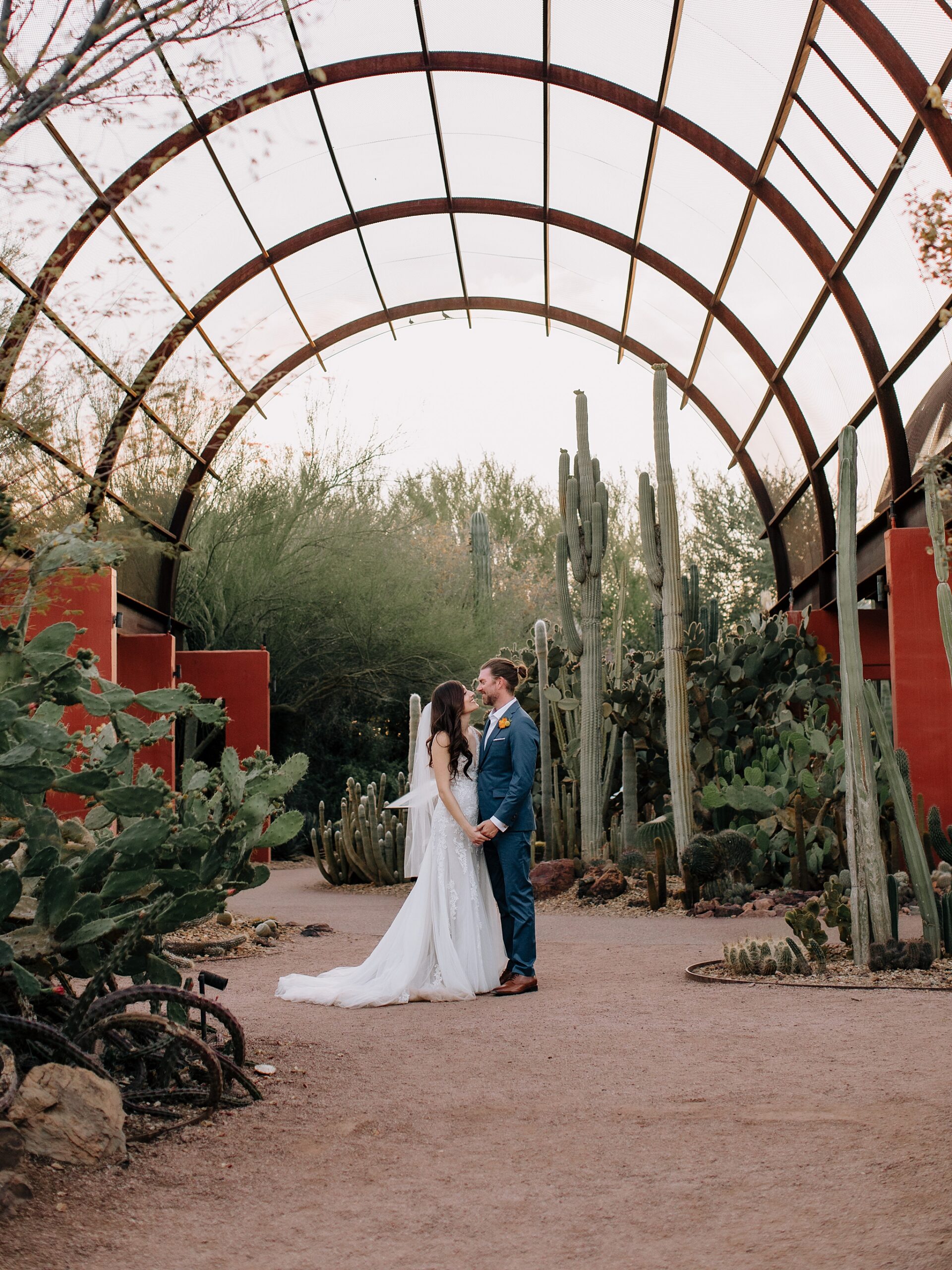 Wedding at the Desert Botanical Gardens in Phoenix, Arizona, Wedding by The Hoskins Photography