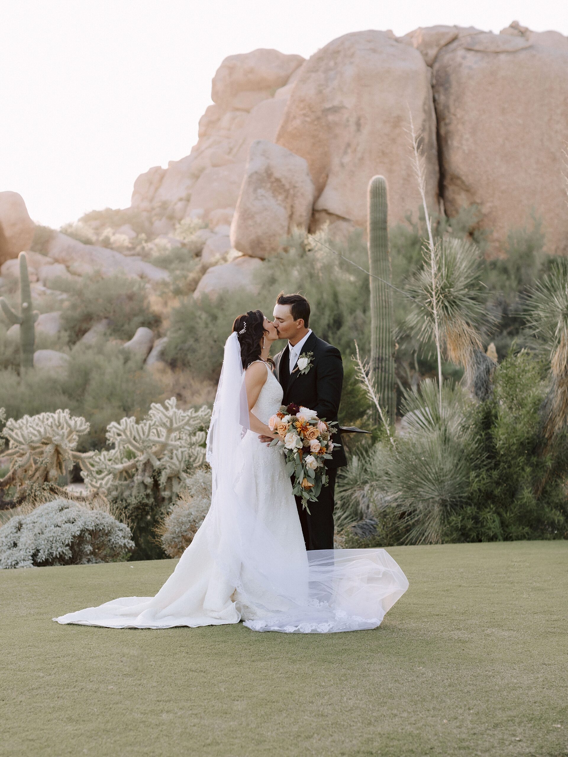 Wedding at the Boulders Resort, Bride and Groom Formals, The Hoskins Photography