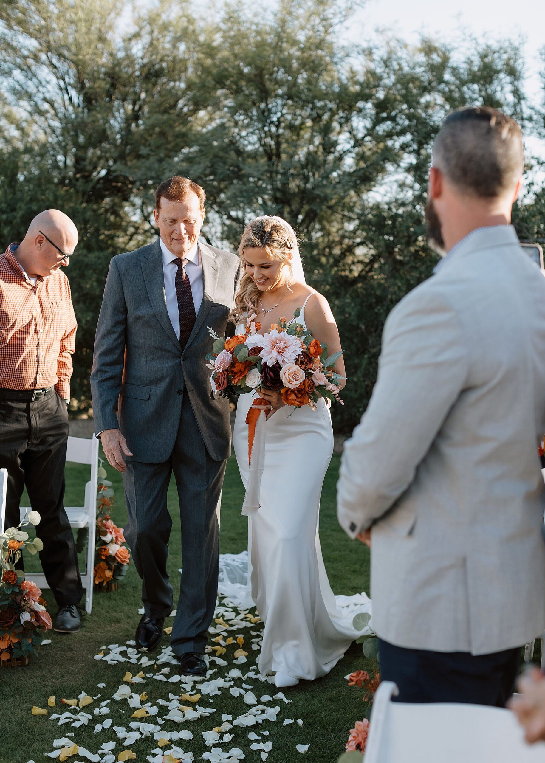 The Boulders Resort, The Hoskins Photography, Scottsdale Wedding, Desert Wedding, Wedding Ceremony, Bride