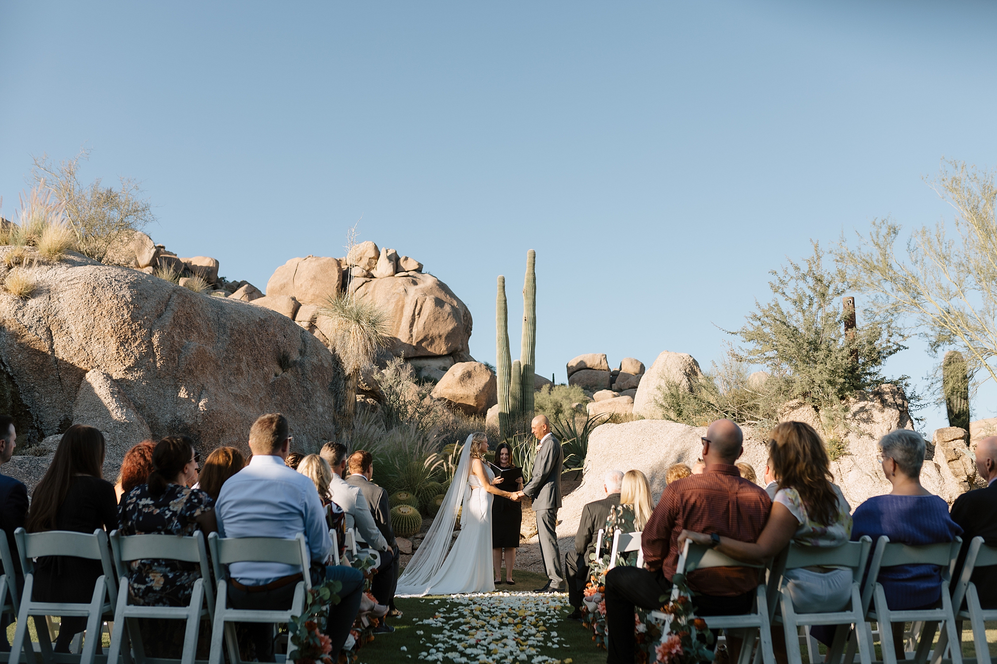 The Boulders Resort Wedding Ceremony, The Hoskins Photography, Scottsdale Wedding, Desert Wedding, Wedding Ceremony