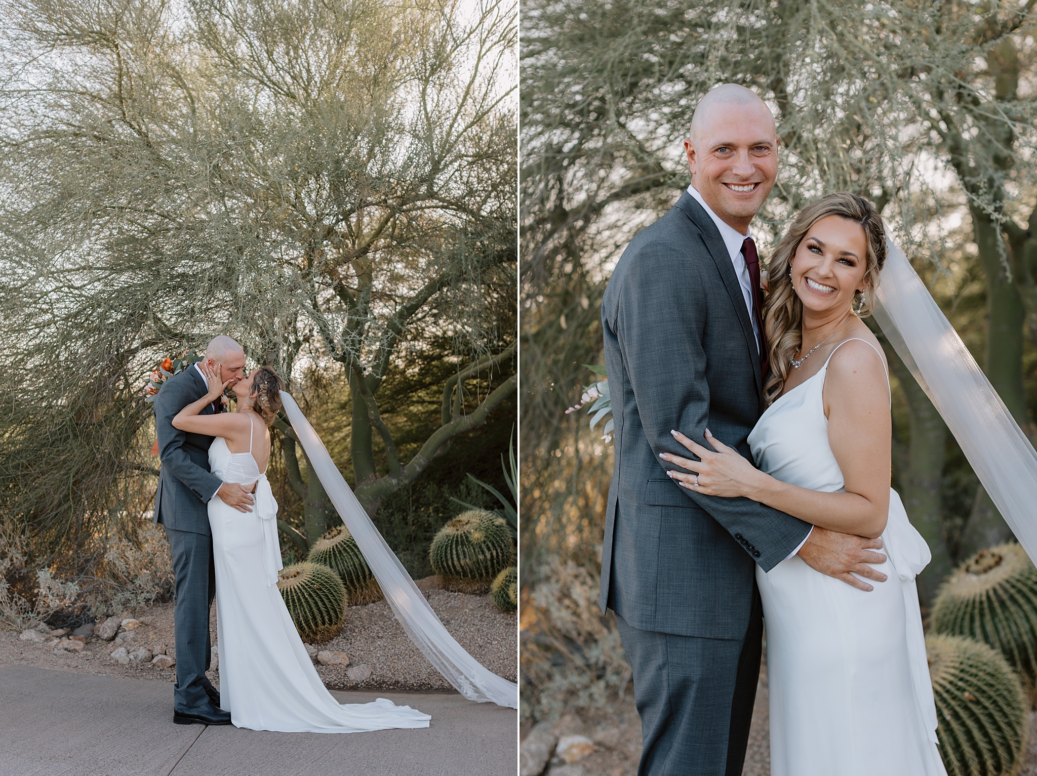 The Boulders Resort Wedding, The Hoskins Photography, Scottsdale Wedding, Desert Wedding, Wedding Ceremony, Happy Couple