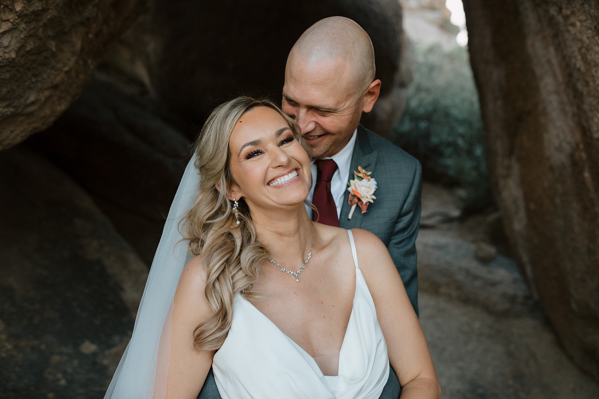 The Boulders Resort Wedding, The Hoskins Photography, Scottsdale Wedding, Desert Wedding,Happy Bride and Groom