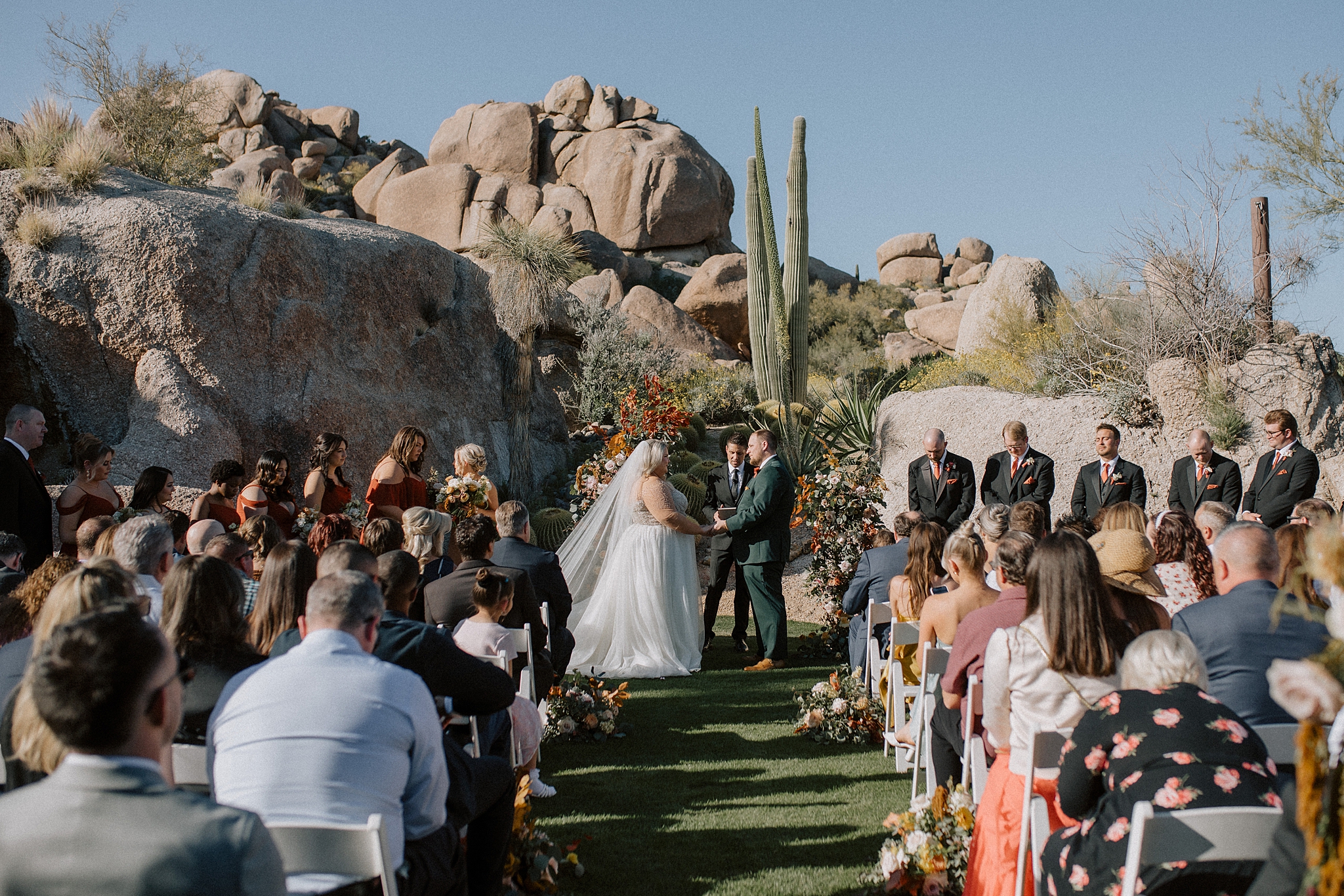 The Boulders Resort, The Boulders Resort Wedding, Phoenix Wedding Photographer, Phoenix Bride, Outdoor Ceremony, The Hoskins Photography