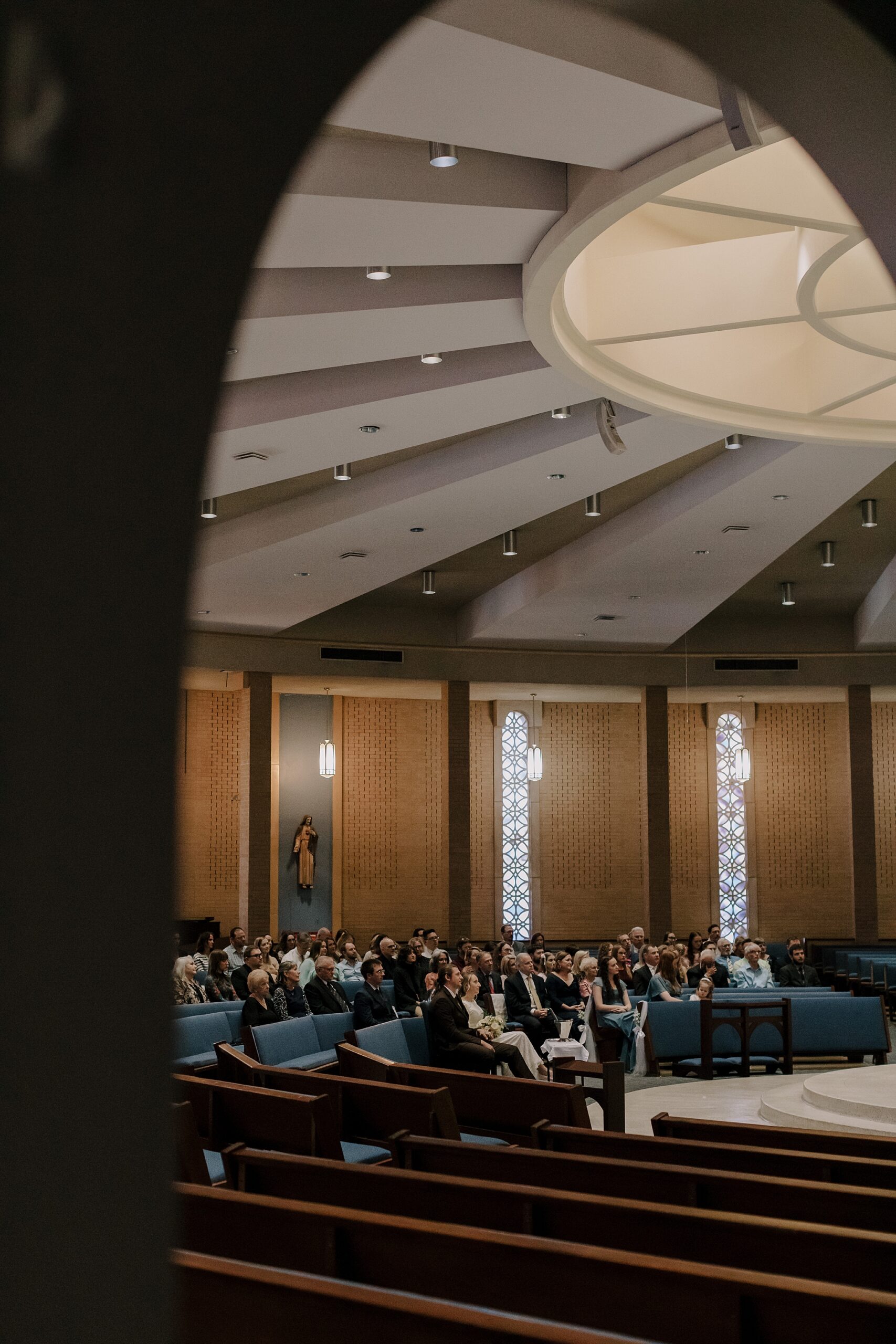 Traditional Catholic ceremony at Our Lady of Mount Carmel Catholic Church