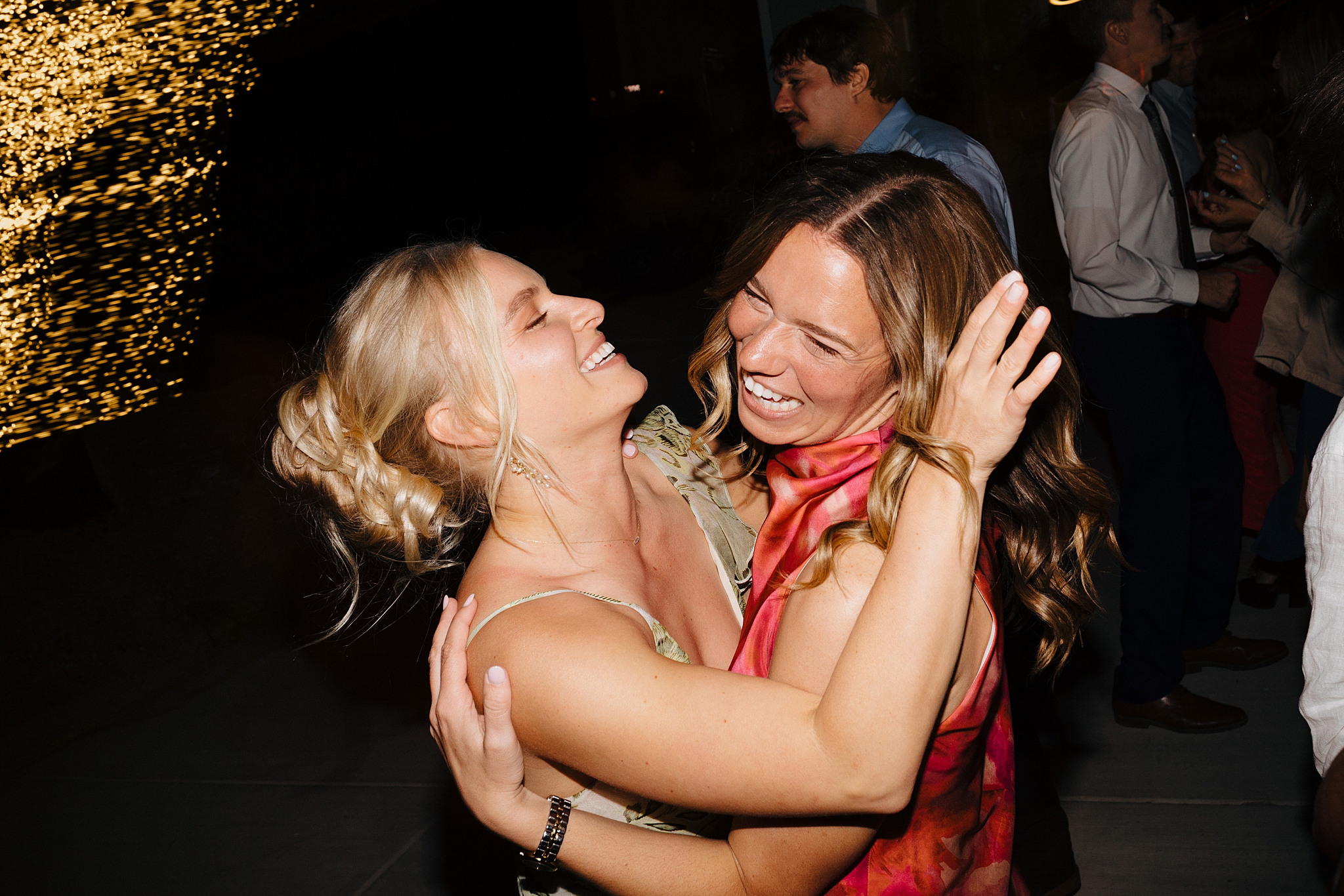Dancing at a Spring Wedding at The Cove - Bartlett Lake