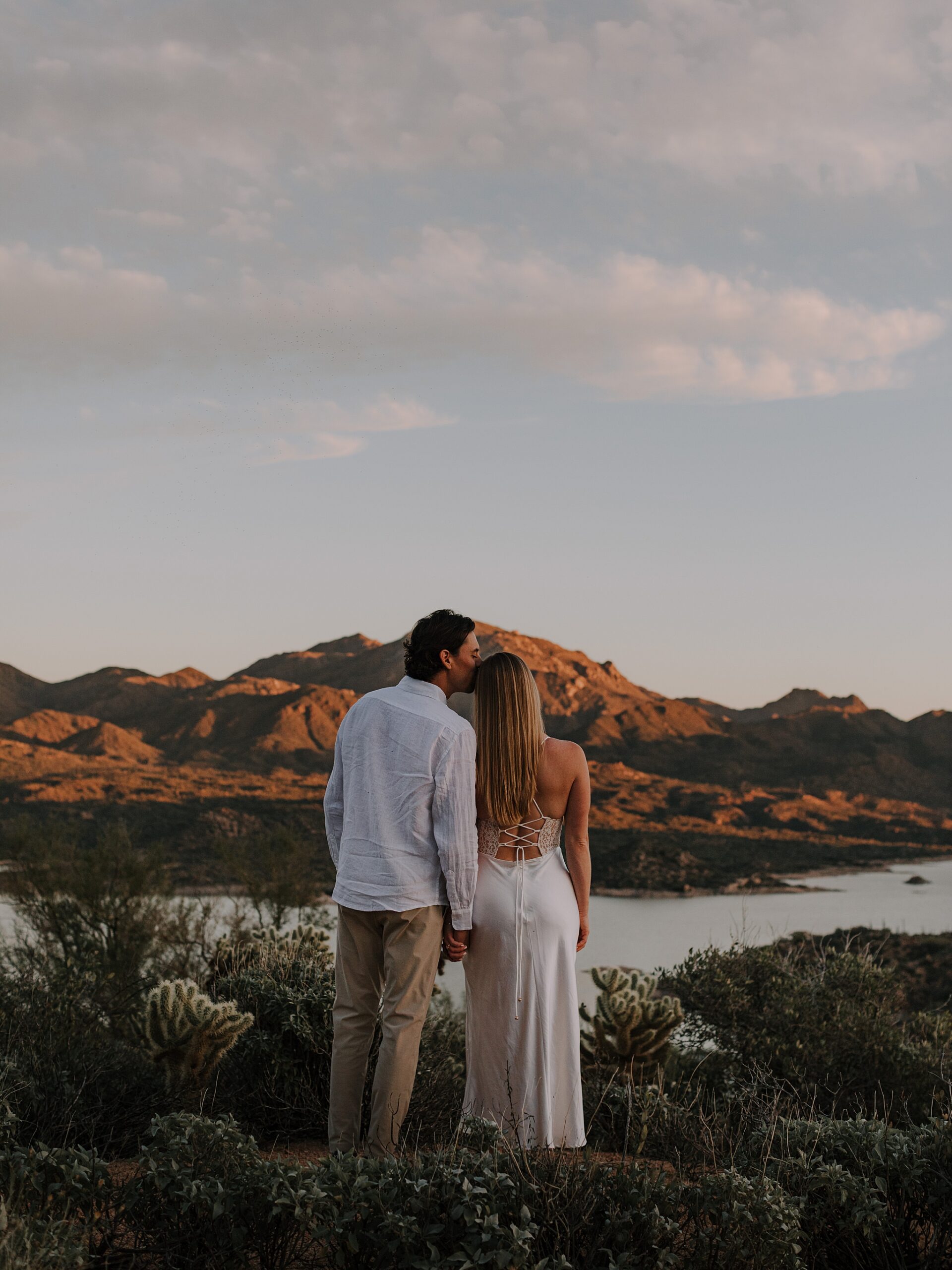 Bartlett Lake engagement photos