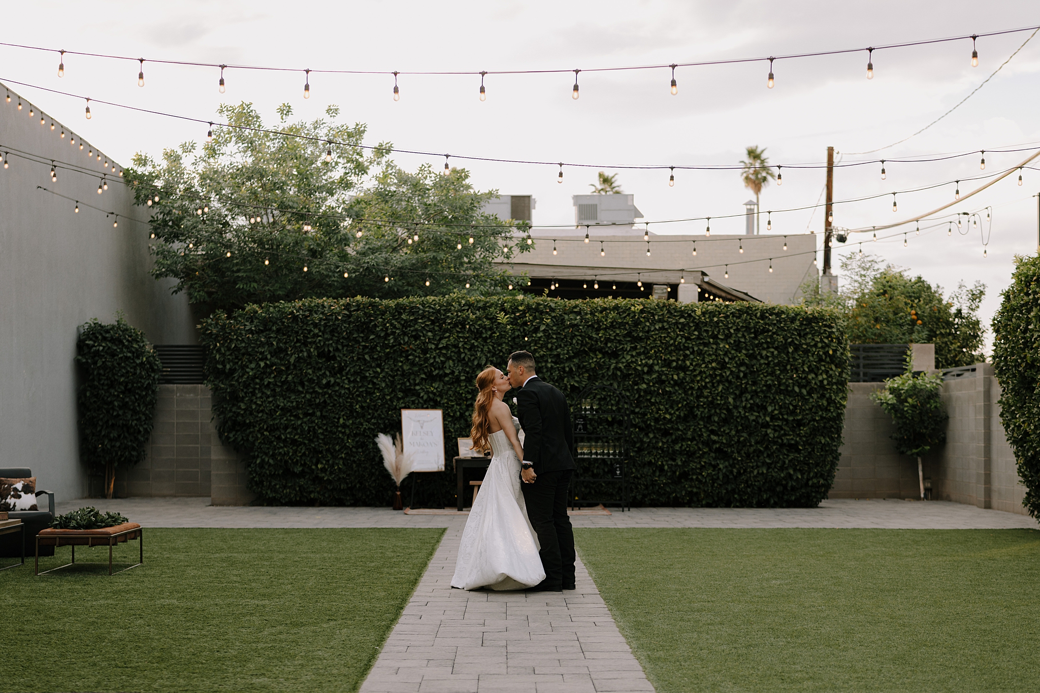 Bride and Groom dancing at The Croft Downtown