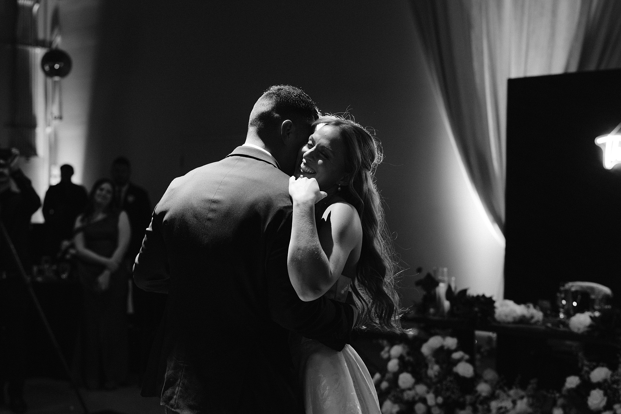 First dance at The Croft Phoenix wedding venue